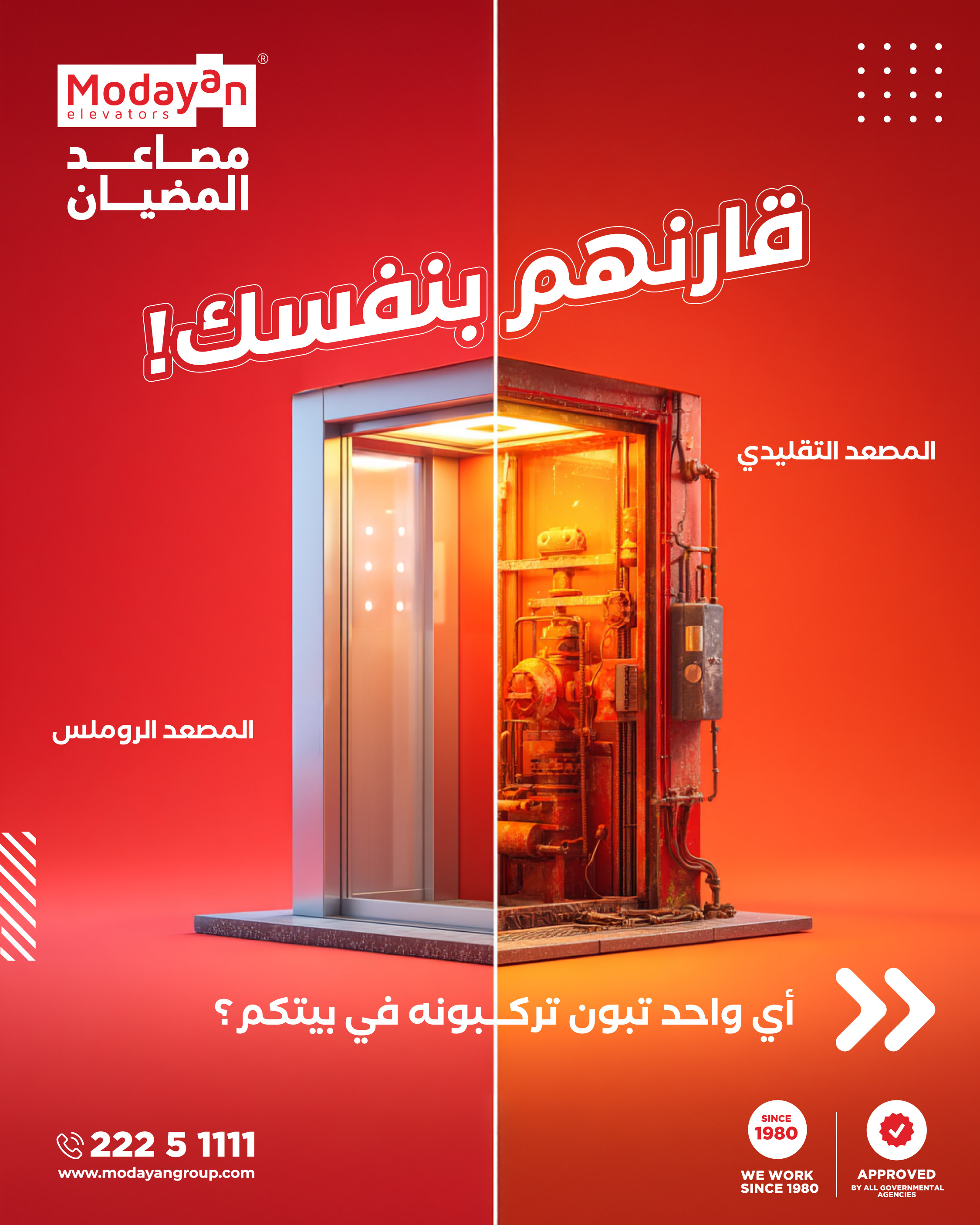 Modayan Elevators: Say Goodbye to Traditional Lifts! The Best Elevator Company in Kuwait for Roomless Installation and Maintenance